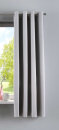 -201920600- Grau HxB 160x140 cm Vorhang Blickdicht »NewYork« Verdunkelungsvorhang Ösen Ökotex UV-Schutz
