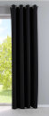 -201920600- Schwarz HxB 225x140 cm Vorhang Blickdicht »NewYork« Verdunkelungsvorhang Ösen Ökotex UV-Schutz