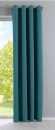 -201920600- Petrol HxB 160x140 cm Vorhang Blickdicht »NewYork« Verdunkelungsvorhang Ösen Ökotex UV-Schutz