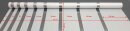 Klemmfix® -201916000- Streifen 67x200 cm Fensterfolie selbsthaftend Sichtschutzfolie UV Schutz statische Haftung Folie