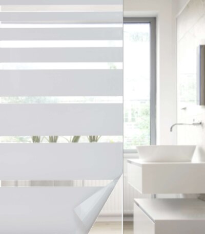Klemmfix® -202016000- Fensterfolie selbsthaftend Sichtschutzfolie UV Schutz statische Haftung Folie