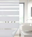 Klemmfix® -202016000- Fensterfolie selbsthaftend Sichtschutzfolie UV Schutz statische Haftung Folie Streifen 67x200