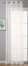 -20332-cn- Creme HxB 245x140 cm Ösenvorhang Transparent Gardine »Uni« Vorhang Stores Bleibandabschluß Wohnzimmer