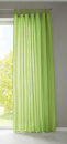 -20400N- Apfelgrün HxB 225x140 cm 1er Set Vorhang Schal Schlaufen »Berlin« Microsatin Blickdicht Kräuselband