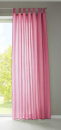 -20400N- Pink HxB 245x140 cm 1er Set Vorhang Schal Schlaufen »Berlin« Microsatin Blickdicht Kräuselband