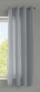 -20405N- Grau HxB 175x140 cm Vorhang Schal Ösen »Berlin« Schal Microsatin Blickdicht Lichtdurchlässig Uni