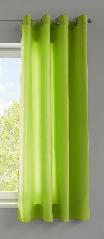 -20405N- Apfelgrün HxB 175x140 cm Vorhang Schal...
