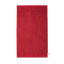 -2020101- Rot BxL 30x50 cm Gästetuch  Handtuch Frottee »Montreal« 500 g/m² 100% Bio Baumwolle