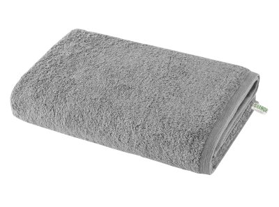 -20201001234- Grau Badetuch 70x140 cm Frottee Waschlappen Handtuch Saunatuch 100% Bio Baumwolle 500 g/m² Nachhaltig