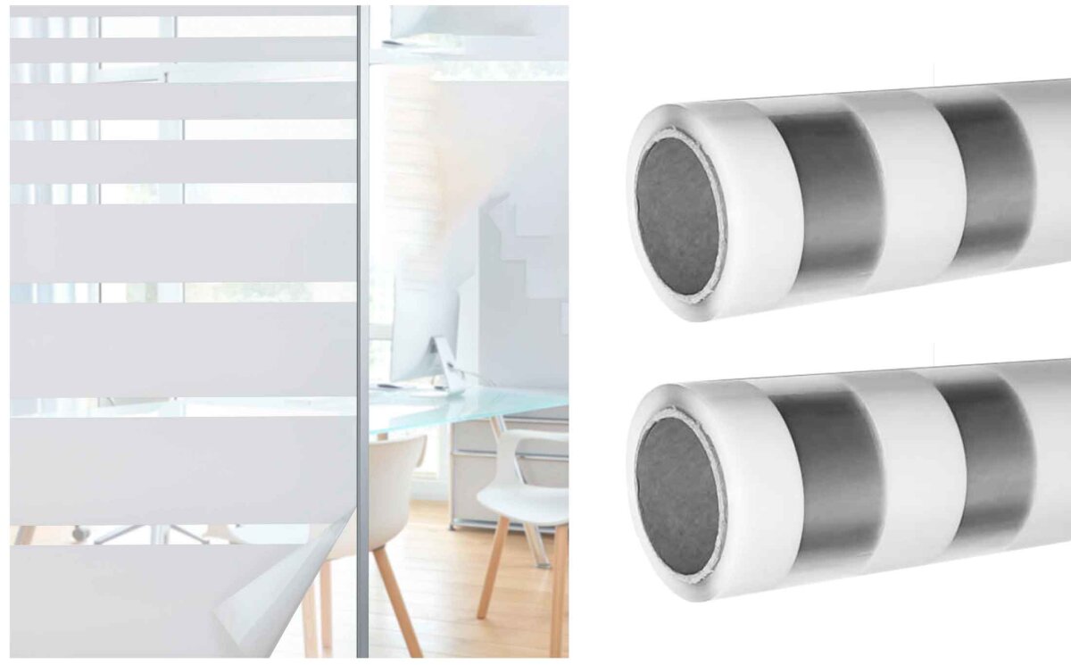 201916000-2-2er Set Fensterfolie selbsthaftend Sichtschutzfolie UV S, 16,99  €
