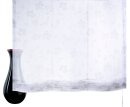 Raffrollo, mit Schlaufen, 1 Stück, Farbe Weiss, Grau, Blumenmuster, Floral, Transparent, inkl.Montageanleitung und Zubehör, 831120 in verschiedenen Größen erhältlich