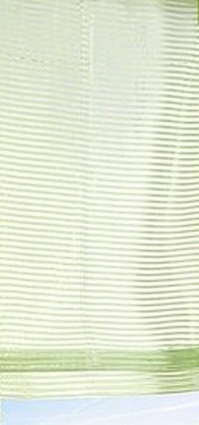 Raffrollo (HxB) 170 x 060cm GRÜN transparenter Stoff Querstreifen Gardinenband Klettband waschbar, 714605-2