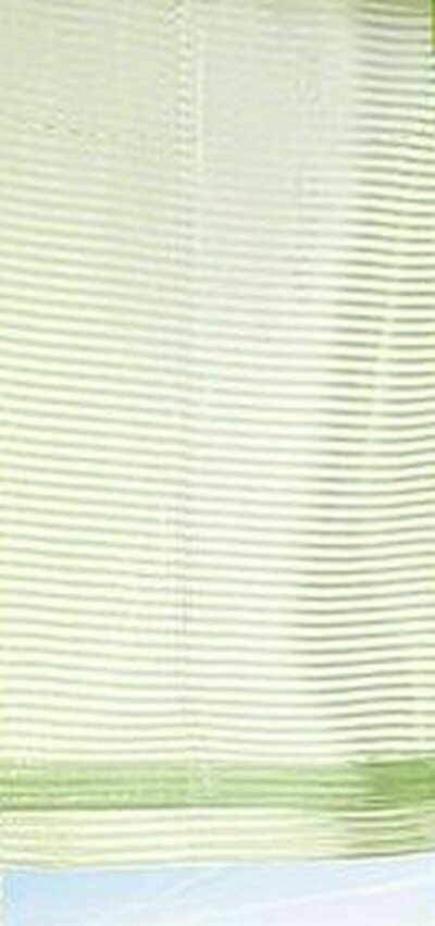 Raffrollo (HxB) 170 x 120cm GR&Uuml;N transparenter Stoff Querstreifen Gardinenband Klettband waschbar, 714605-5 