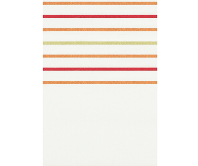 Dekoschal Gardine, mit Kr&auml;uselband, Farbe Orange und Rote Querstreifen, Halbtransparent, in verschiedenen Gr&ouml;&szlig;en  HxB 245x130 cm
